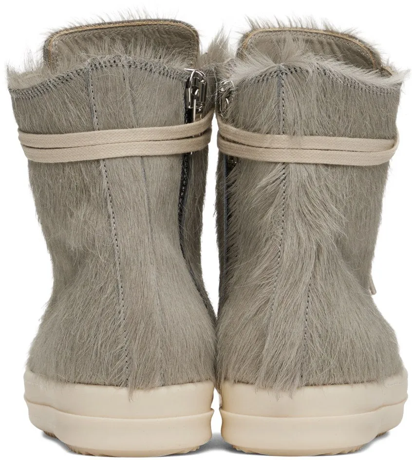 RICK OWENS Off-White Strobe Runway Sneakers
