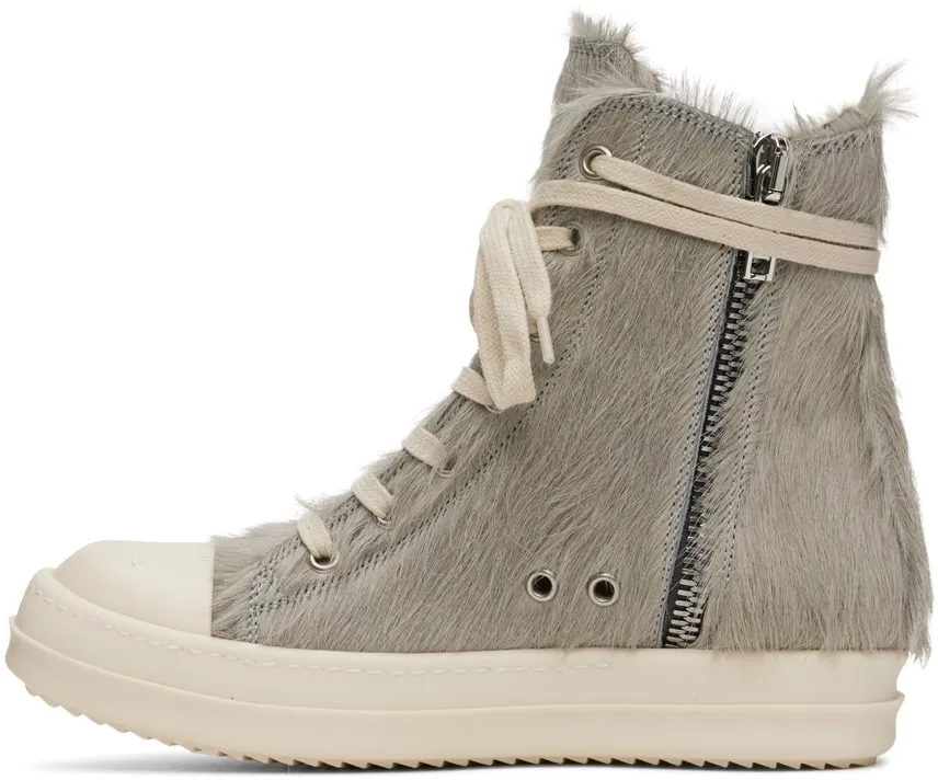 RICK OWENS Off-White Strobe Runway Sneakers