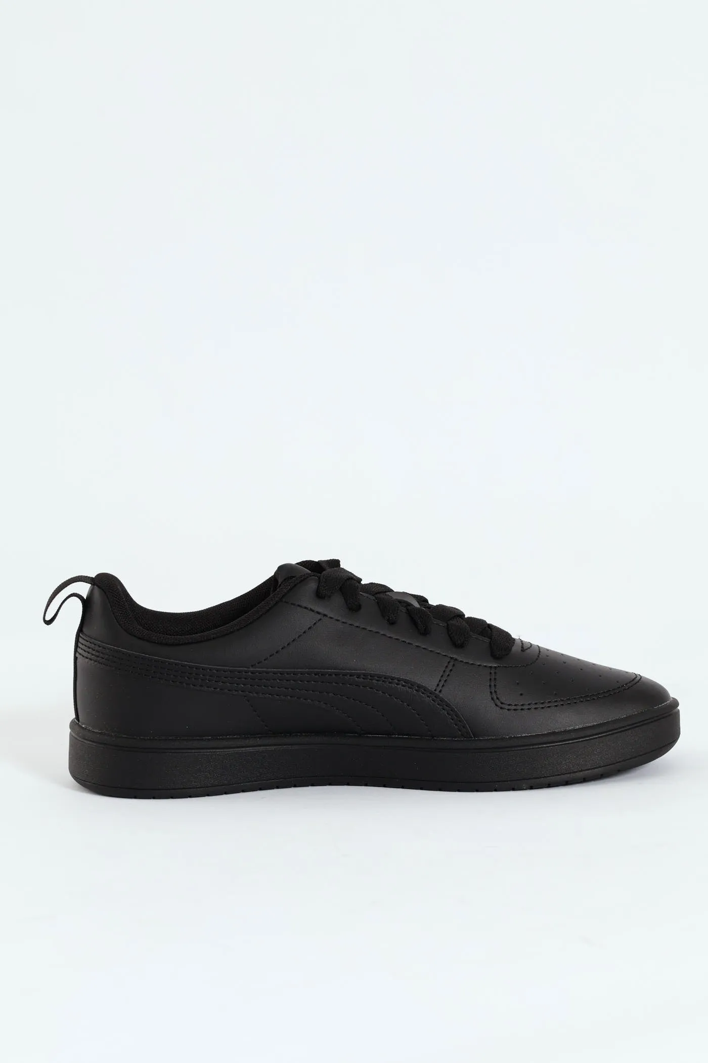 Rickie Basic Closed Toe Lace Up Sneaker - Black