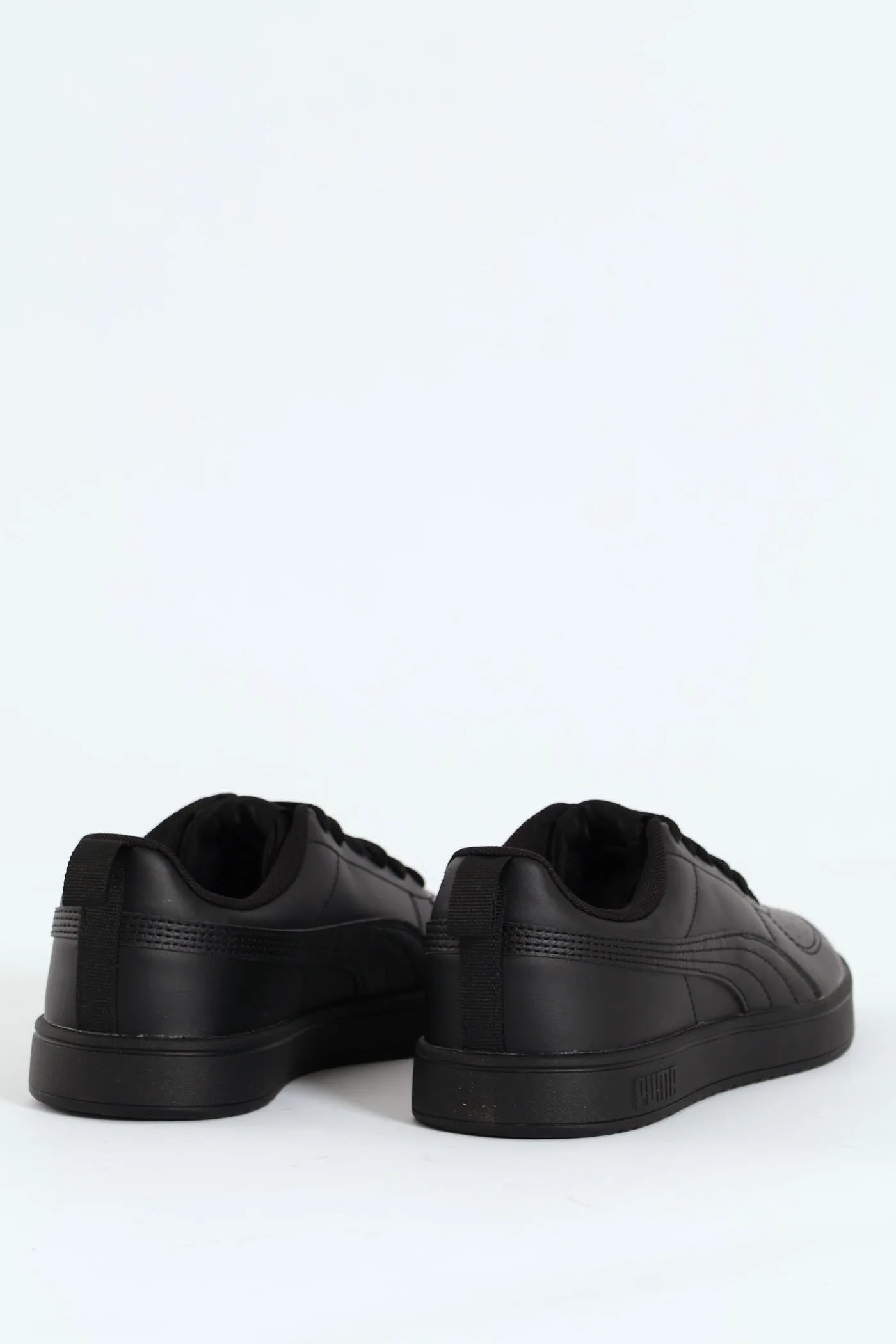 Rickie Basic Closed Toe Lace Up Sneaker - Black