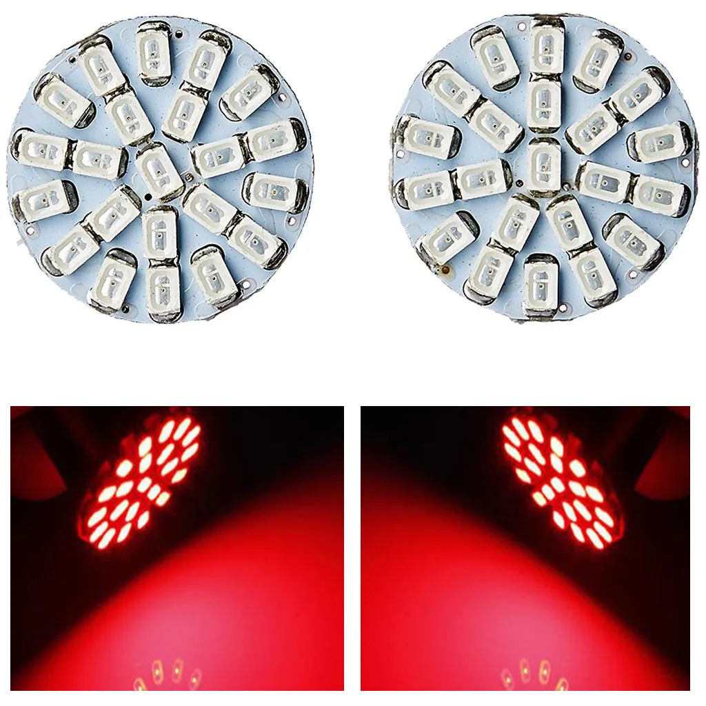R.J.VON Bike SMD LED Indicator Bulb Red color pack 2 pcs