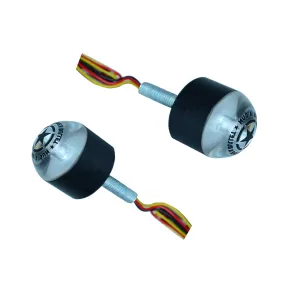 R.J.VON Handle Bar End LED Indicator (Set of 2, White)