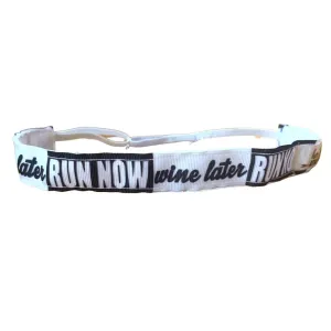 Run Now Wine Later Non Slip Headband