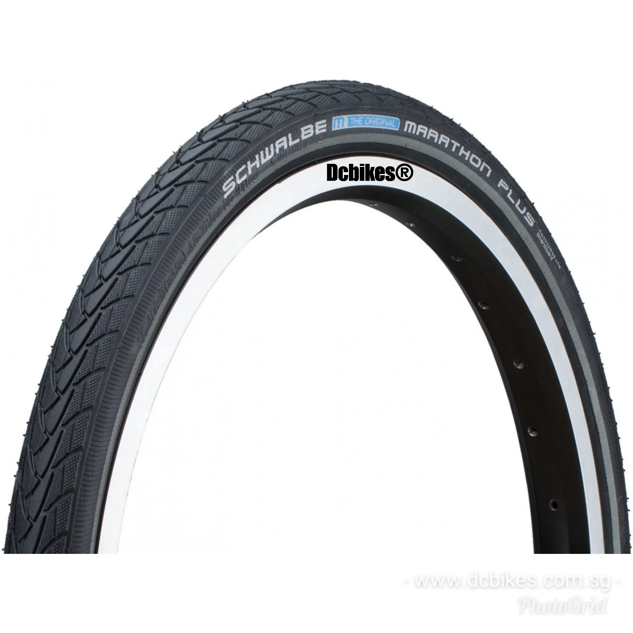 Schwalbe 20 X 1.35 Marathon Plus Folding Bike Wired Tyres Etrto: 35-406 (2 Tires) 