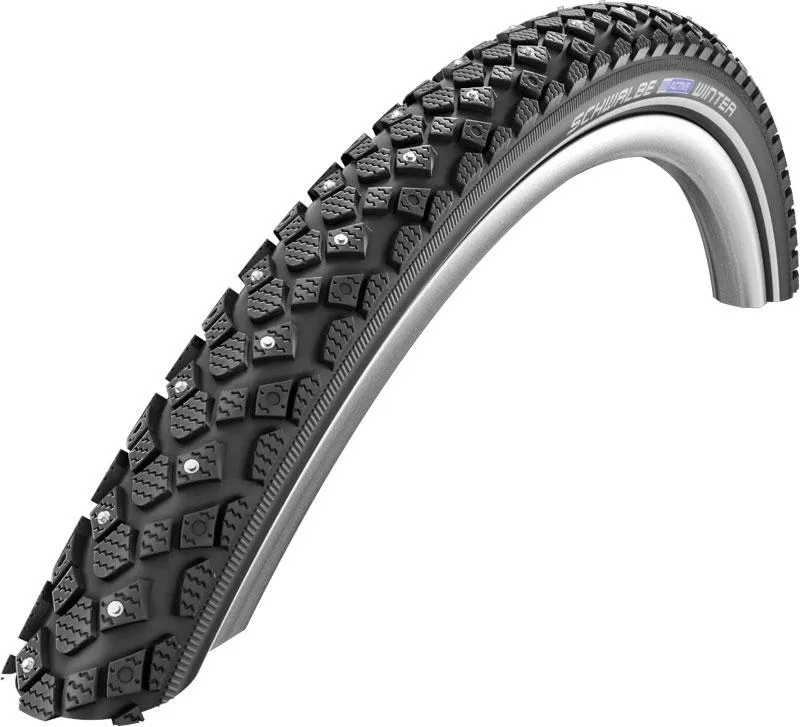 Schwalbe Marathon Winter Plus Tyre 26 x 2.15" - Spiked Tyre