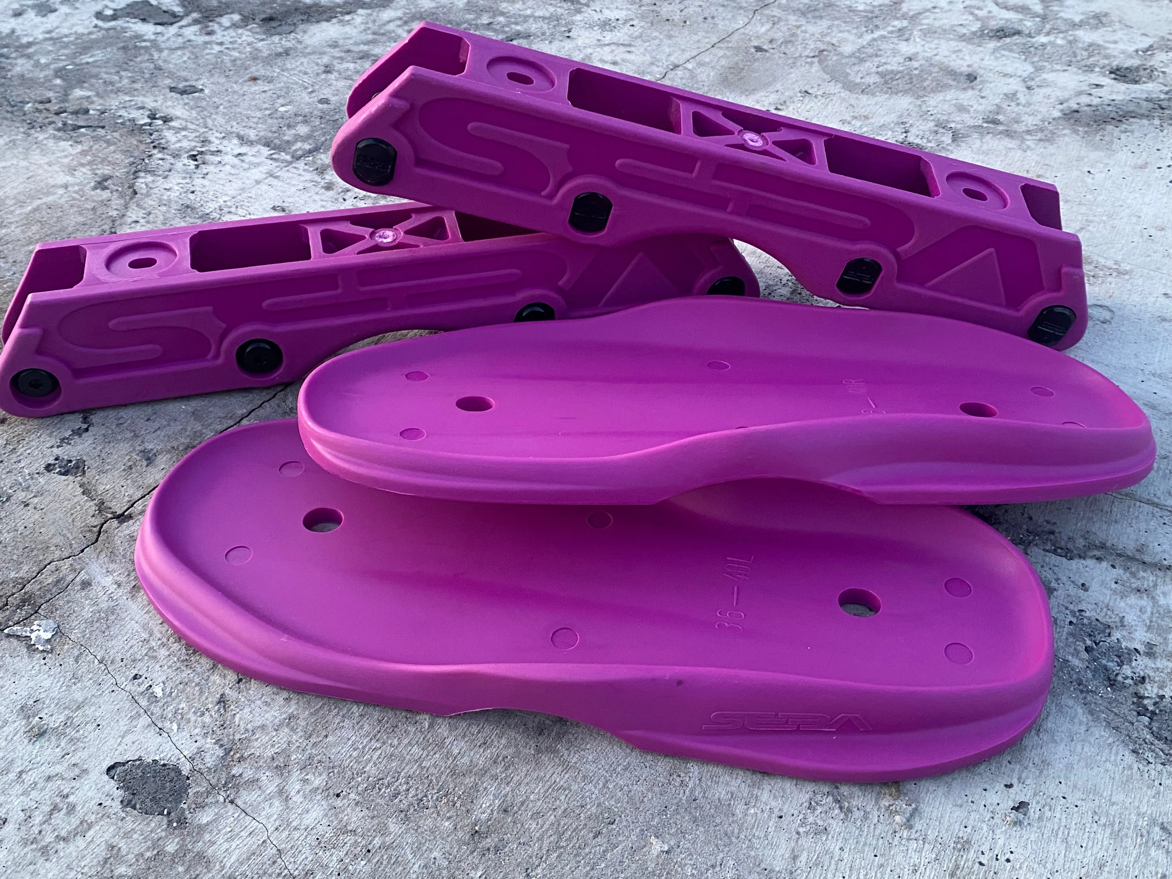 Seba CJ & SX - Purple - Frame and Soul Plate set