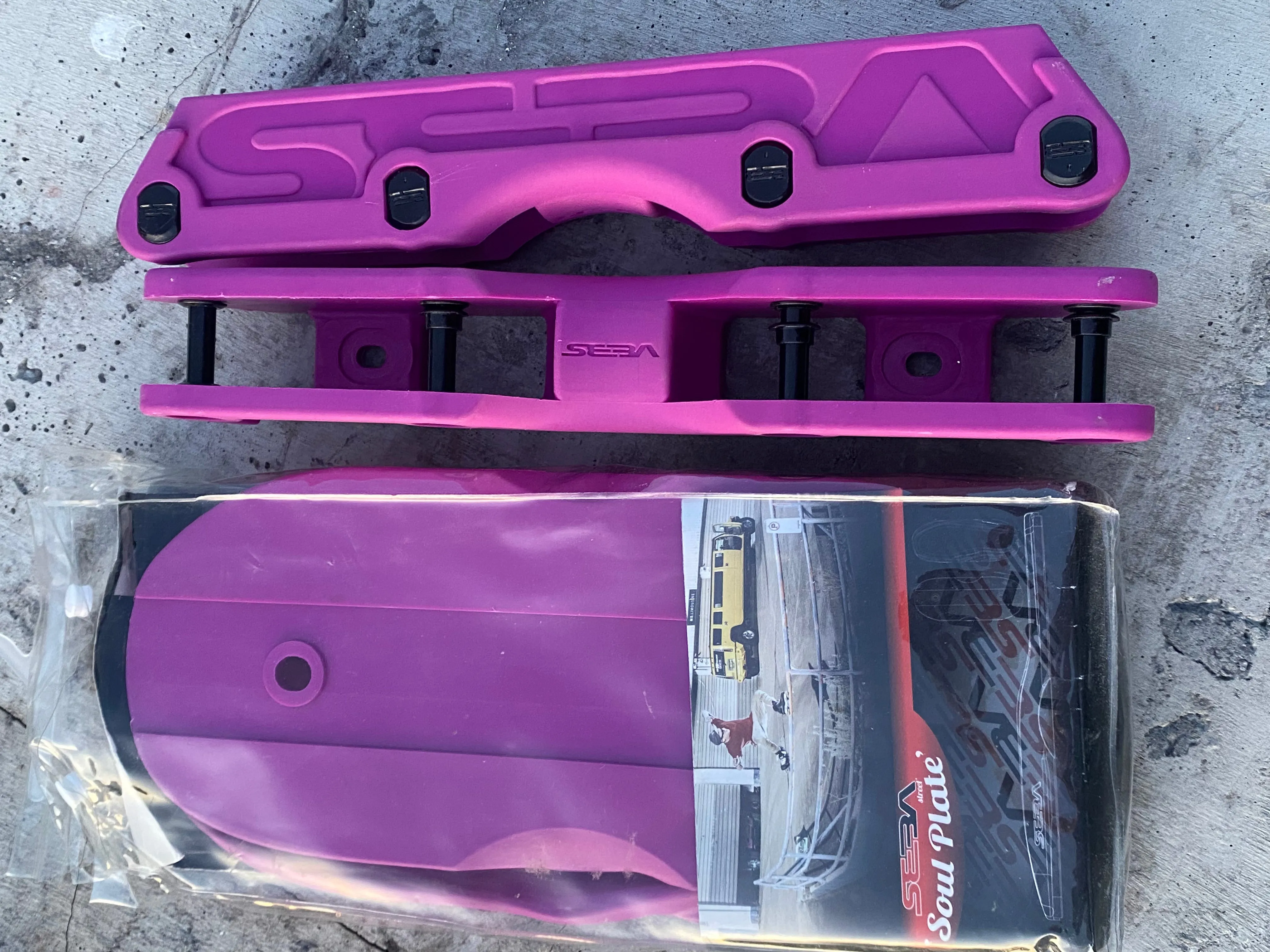 Seba CJ & SX - Purple - Frame and Soul Plate set