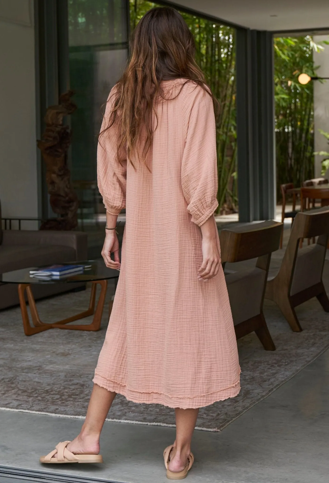 Sedona Gauze Dress with Pockets