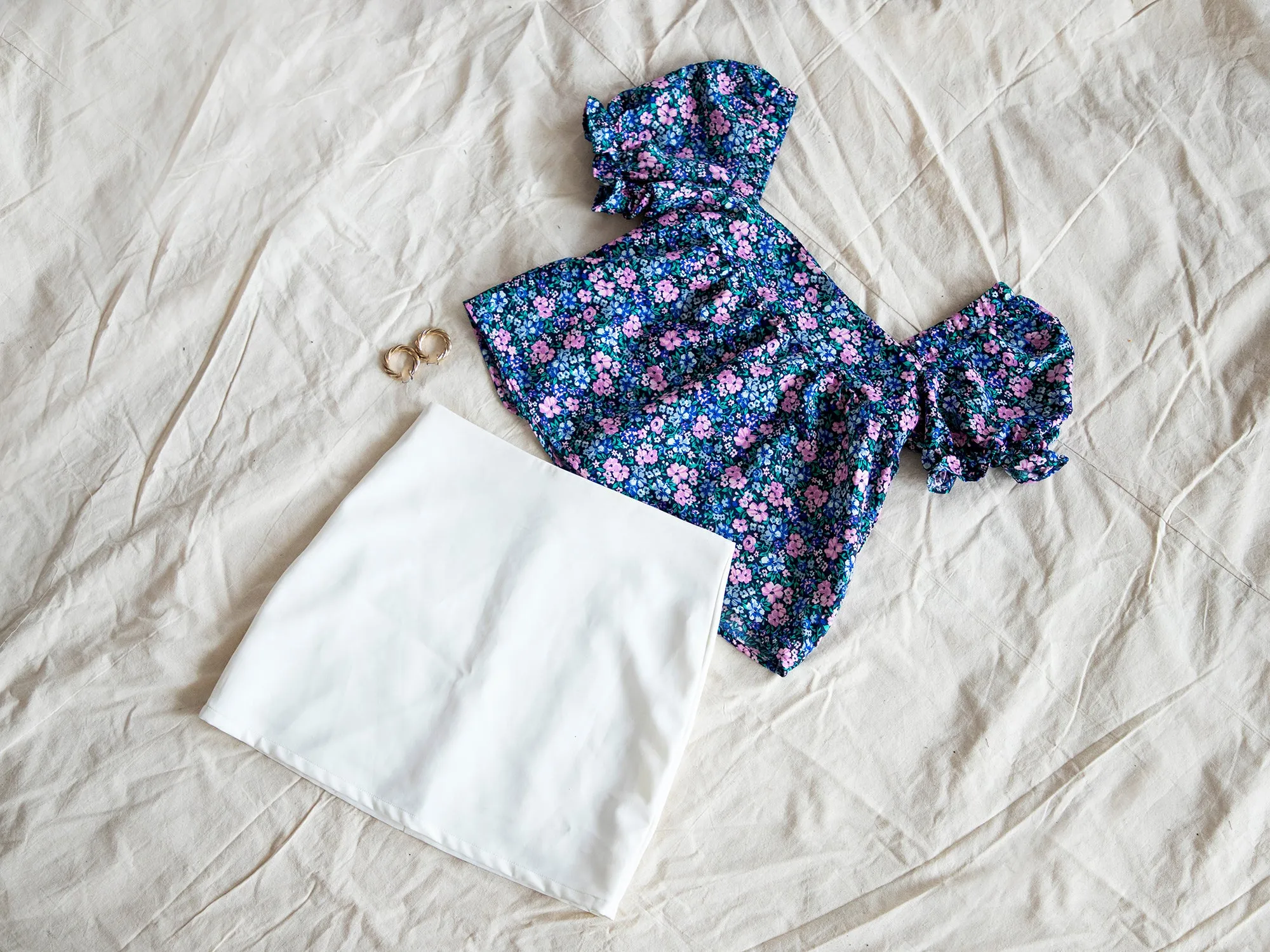 Square Neck Loose Fit Top