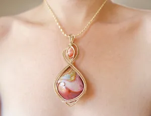 Statement Desert Jasper in Gold