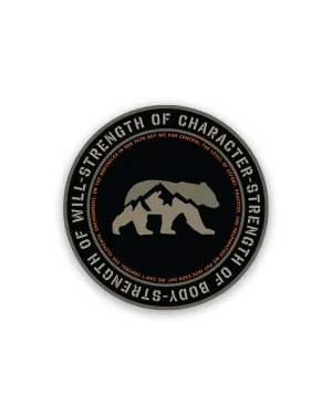Strength Trio Sticker - Black