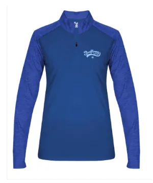 Surftown Women's Quarter Zip in Royal