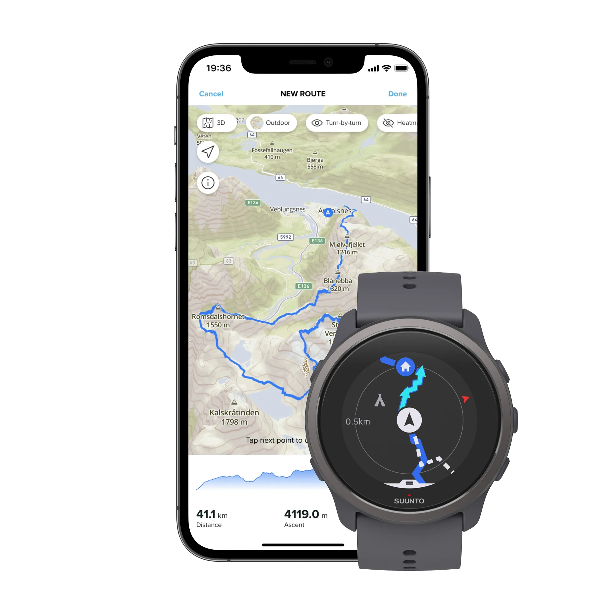 SUUNTO 5 PEAK - Dark Heather ( SS050729000 )