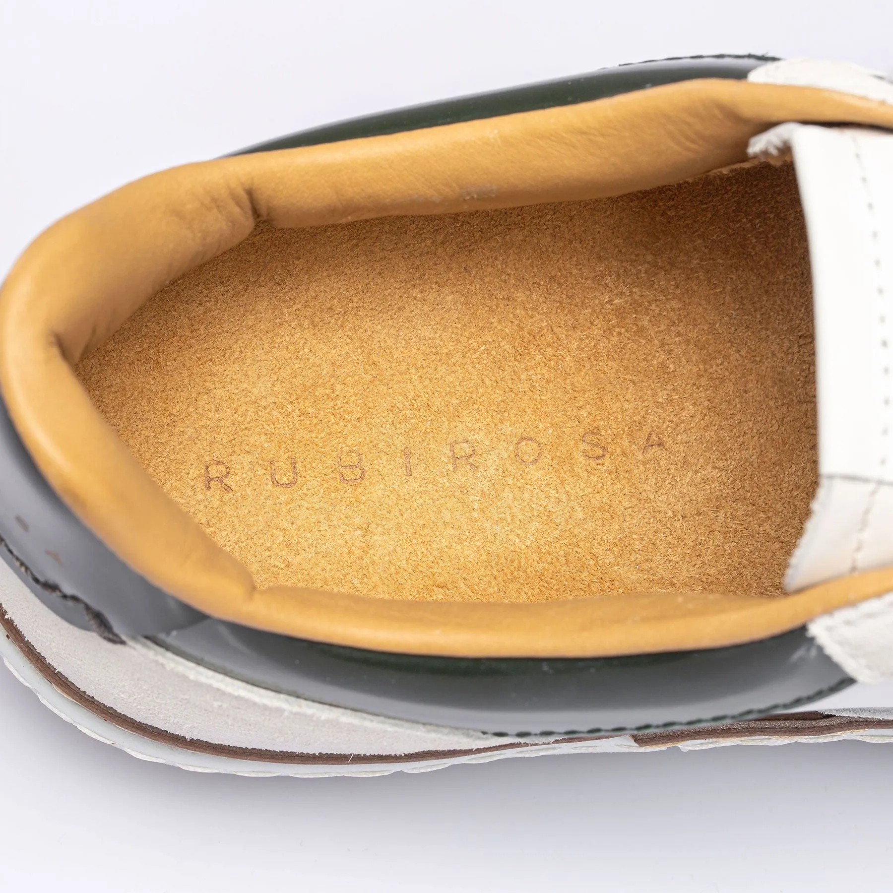 The Mustang Shoe In White/Green