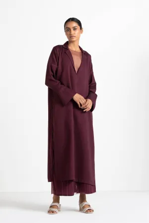 THREE   -   V-Neck Tunic Co Ord (Set Of 3)