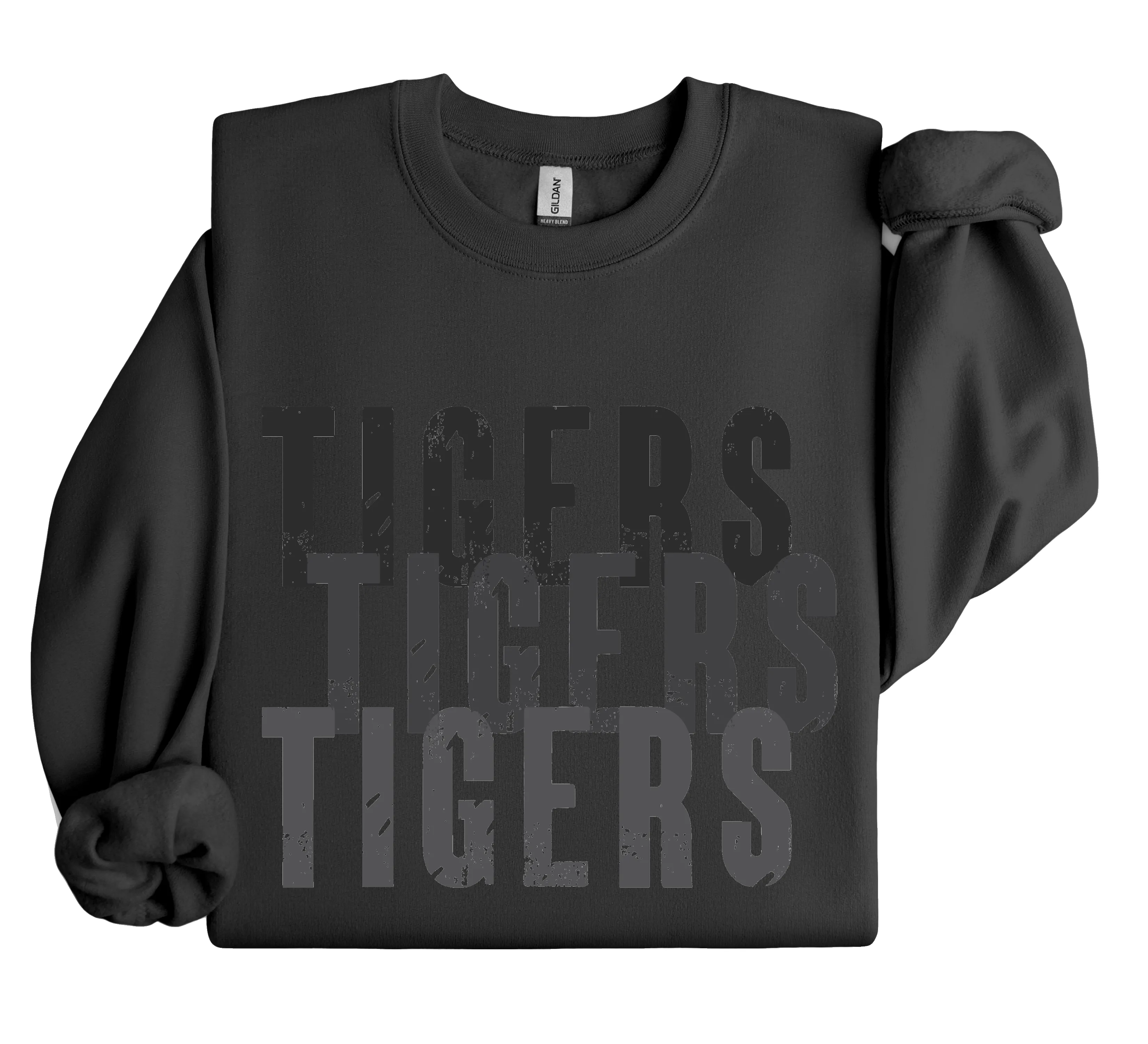 Tigers Ombre Dark Repeat
