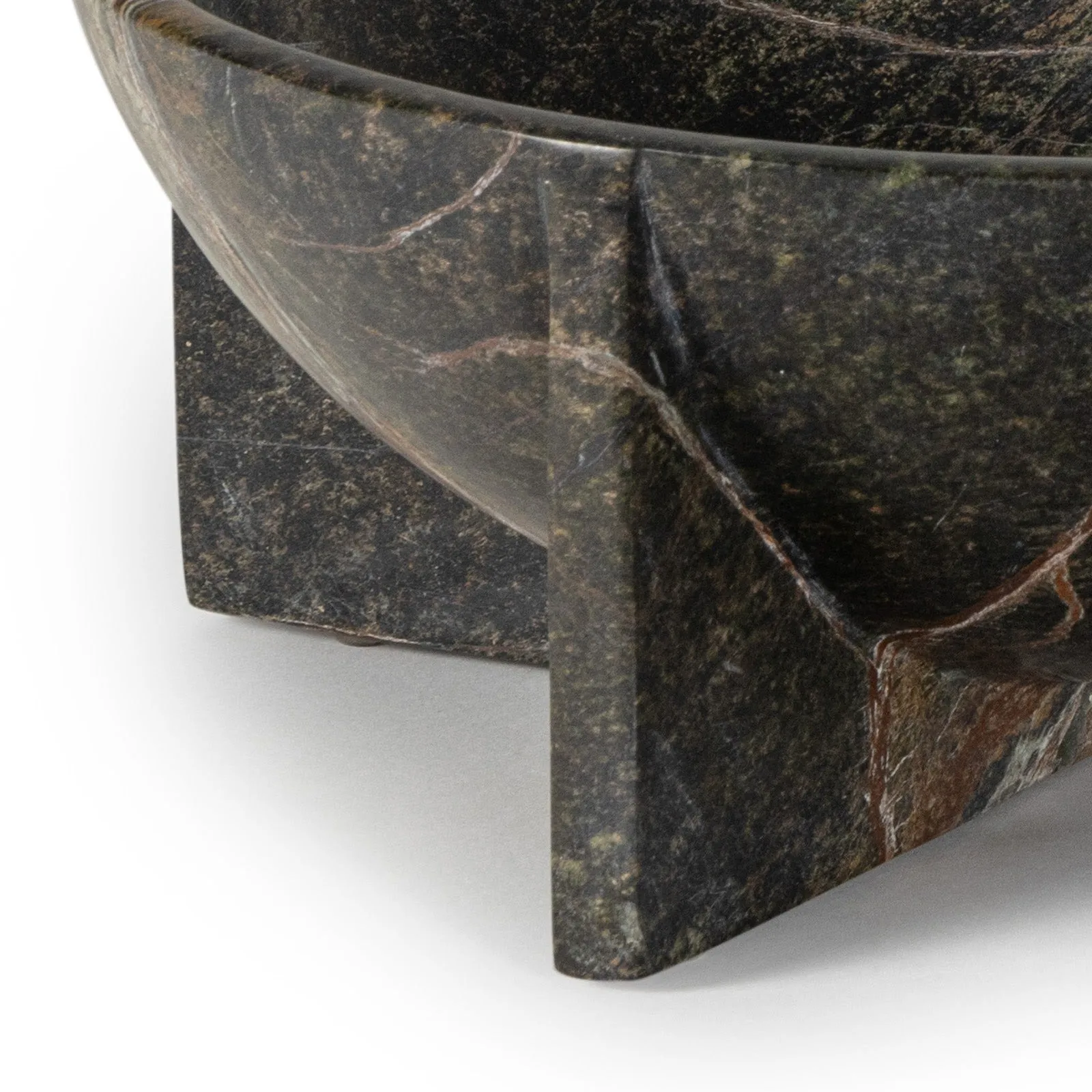 Tribune Marble Bowl - Small or Large (Green)