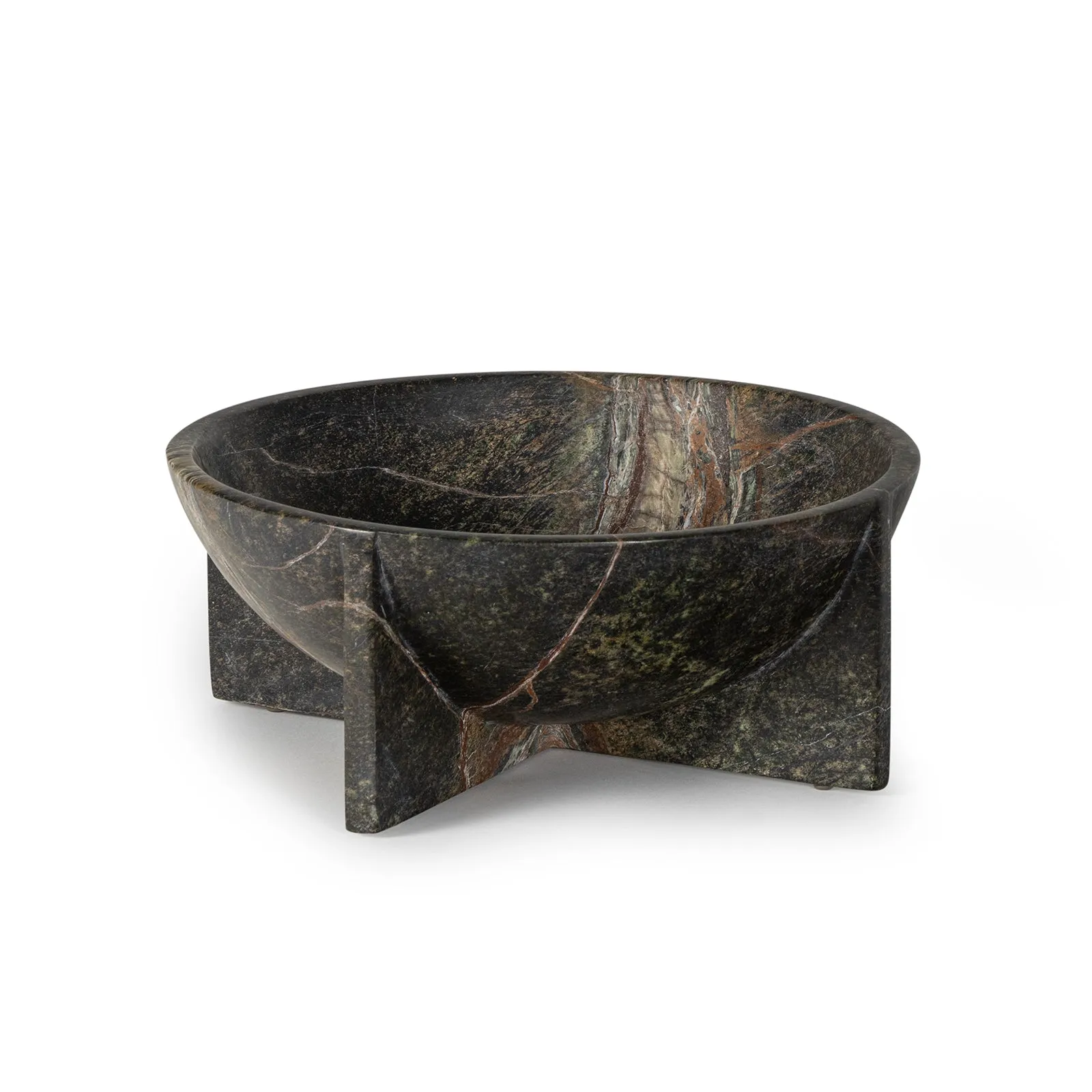 Tribune Marble Bowl - Small or Large (Green)