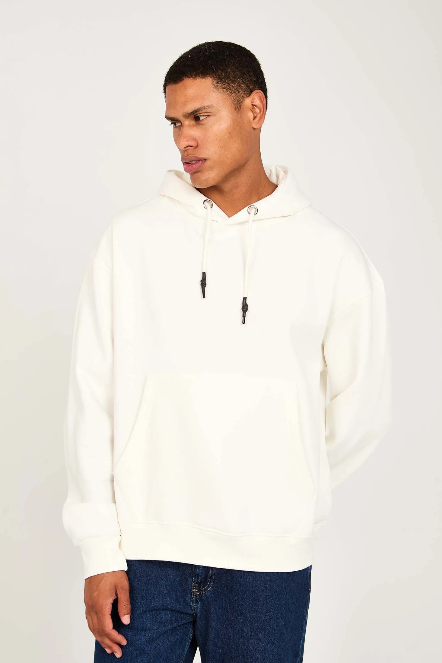 Unisex Sweat Shirt  Loose Fit White