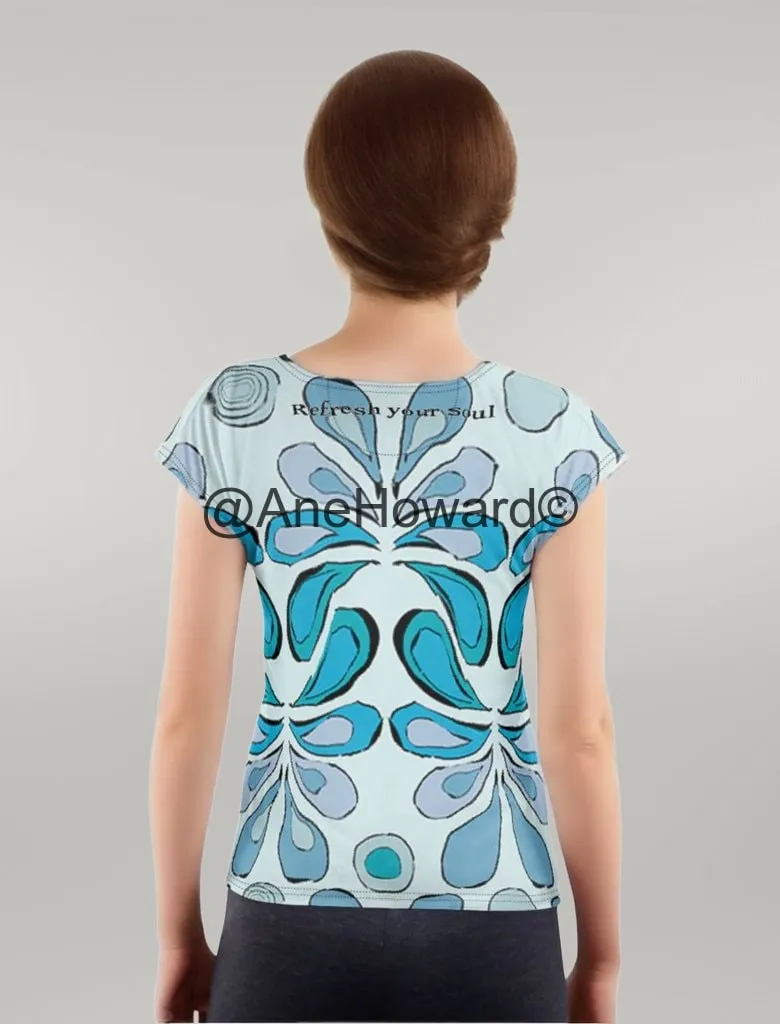 Velours Loose Fit T-Shirt April Shower