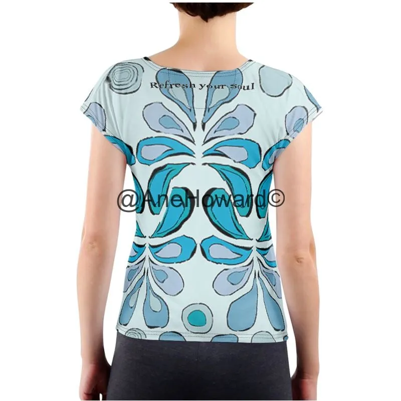 Velours Loose Fit T-Shirt April Shower