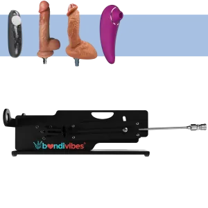 Vora V2 Sex Machines Dildo Pack Black