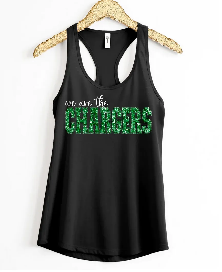 We Are The Chargers Glitter (M118)