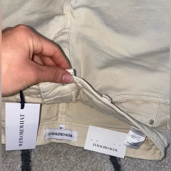 WeWoreWhat High Rise Boyfriend Jeans NWT