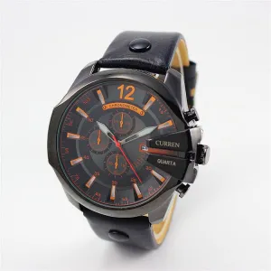 Wide Dial Fashion Watch