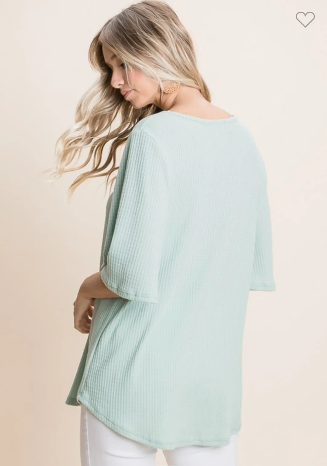 Wide Sleeve Loose Fit Tee