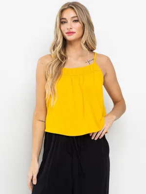 WOMEN'S SLEEVELESS LOOSE FIT TUNIC TANK TOP